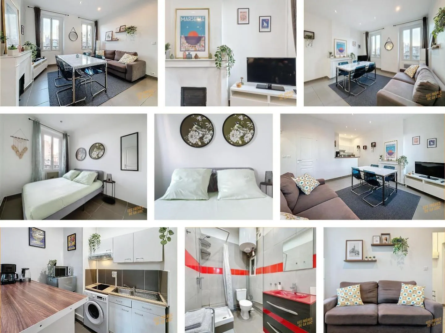 Le Soleil Marseillais - Confort & Central - Les Freres De La Loc' Marseille Apartment